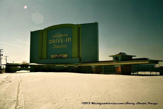 Michigan Drive-In Theatre - Old Shot From Harry Skrdla